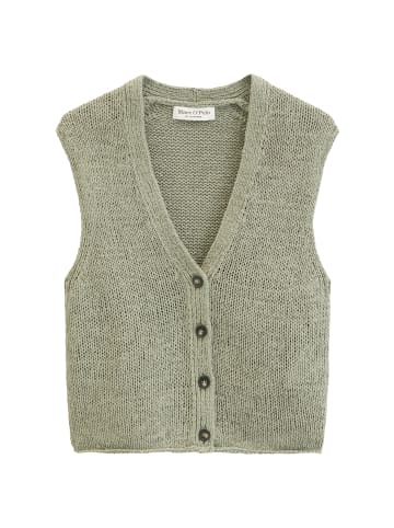 Marc O'Polo Ärmelloser Cardigan slim in Fresh Sage