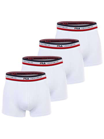 Fila Boxershort 4er Pack in Weiß