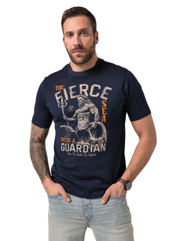 JP1880 Kurzarm T-Shirt in navy blau