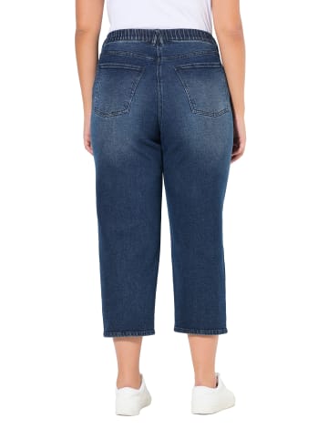 Ulla Popken Jeans in dark blue denim