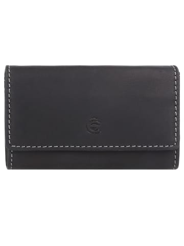 Esquire Dallas Visitenkartenetui Leder 10.5 cm schwarz