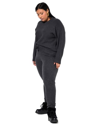 Studio Untold Schlupfhose in anthrazit melange