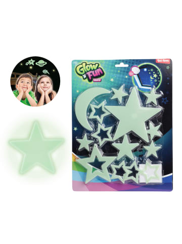 Toi-Toys GLOW N FUN fluoreszierende Sterne in gelb