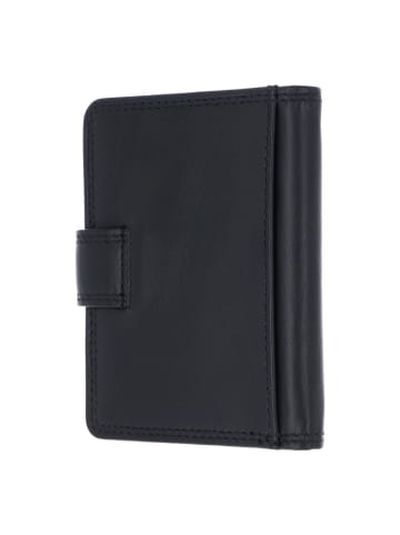 Golden Head Polo Kreditkartenetui RFID Schutz Leder 8 cm schwarz