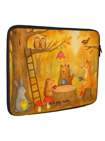 Mr. & Mrs. Panda Notebook Tasche Waldtiere Picknick Design ohne ... in Weiß