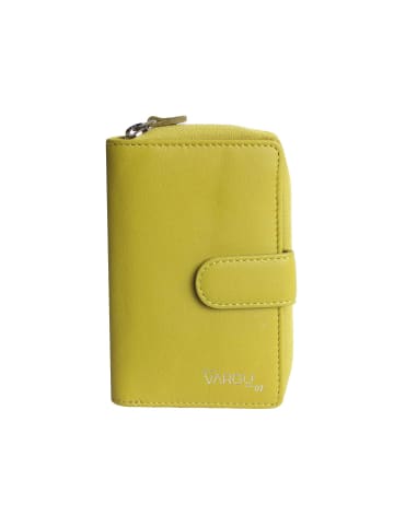 VARGU Echtleder Geldbörse MASIN 1-A mono in lime green