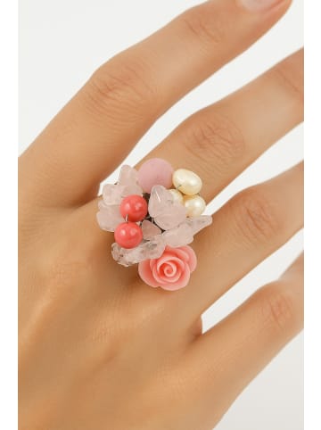 collezione alessandro Ring " Rosalia " in rosa