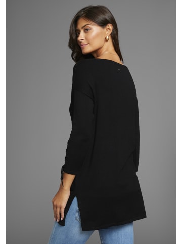 Laura Scott Longpullover in schwarz