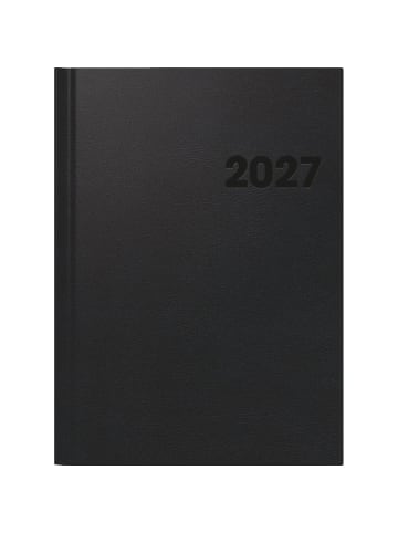 BRUNNEN Buchkalender 781 21x29,7cm 1 Woche/2 Seiten schwarz 2027