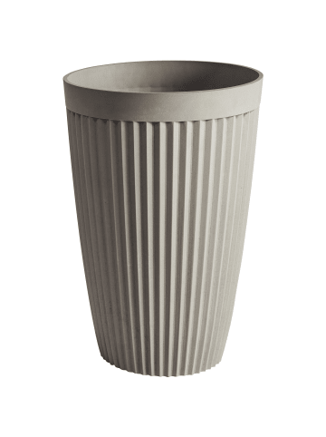 Beliani Outdoor Blumentopf KOLA in Beige - (W) 39 x (H) 60 x (L) 39 cm