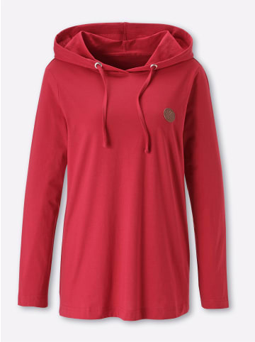 Sieh an! Langarm-Shirt in rot