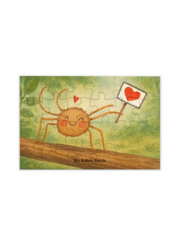 Mr. & Mrs. Panda Puzzle Spinne Agathe Motivation Design ohne Spruch in Weiß