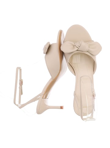 Ital-Design High-Heel Sandalette in Beige