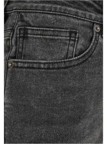 Urban Classics Urban Classics Damen Ladies 5 Pocket Shorts in black stone washed