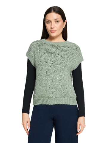 BETTY & CO Strickpullover mit Rundhalsausschnitt in Mint