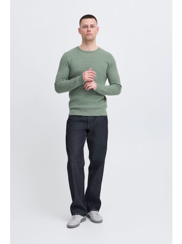 BLEND Strickpullover BHREDHILL CREW NECK KNIT NOOS in Grün