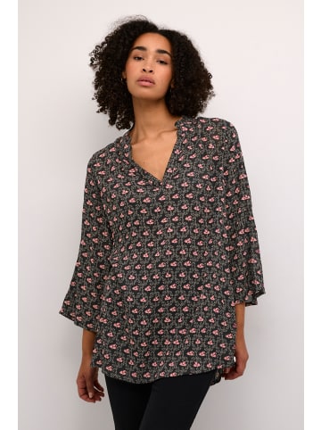 Kaffe Tunika KAamber Regular fit in Dark/Rosa Flowers