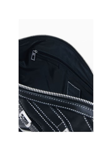 Desigual Schwarz Polyurethan Damen Schulter Tasche