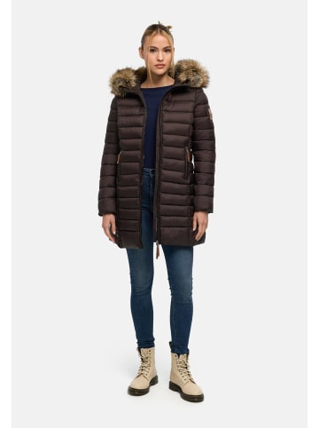 Marikoo Steppmantel Rose-Stepp in Choco