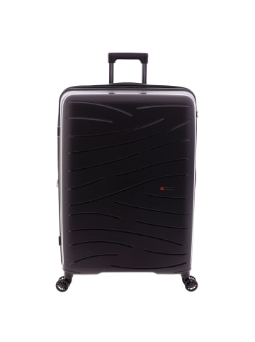 Gladiator 1700 4 Rollen Trolley 74 cm mit Dehnfalte in black