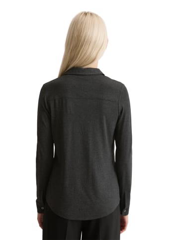 Marc O'Polo Jersey-Bluse regular in Dark Grey Melange