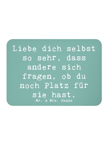 Mr. & Mrs. Panda Kühlschrankmagnet Spruch Selbstakzeptanz Liebe ... in Meeresbrise
