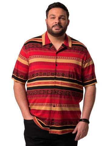 Men Plus Hemd in ziegelrot