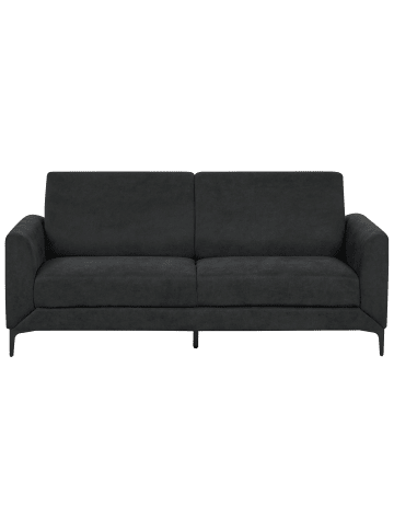 Beliani 3-Sitzer Sofa FENES in Schwarz - (W) 188 x (H) 90 x (L) 75 cm