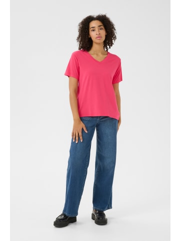 Kaffe T-Shirt kurzarm KAfrida Regular fit in Raspberry