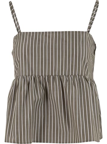 Urban Classics Urban Classics Tank-Tops in olive/white