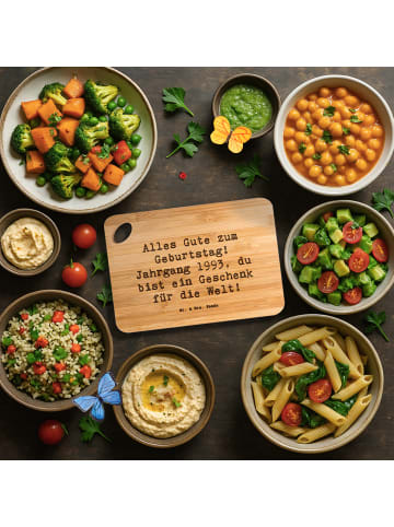 Mr. & Mrs. Panda Holzbrett Spruch 1993 Geburtstag mit Spruch in Braun