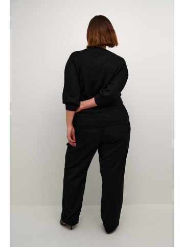 KAFFE curve Strickpullover KCmerida in Black Deep CC.