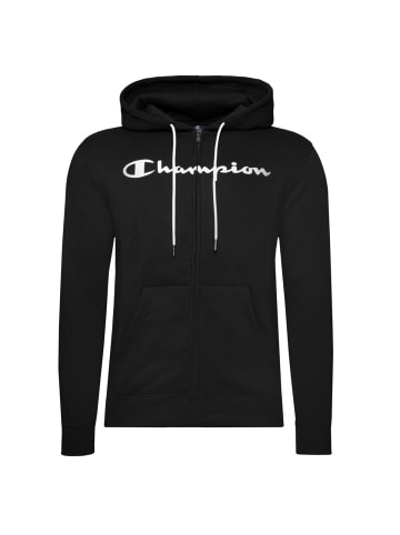 Champion Sweatjacke Hooded Full Zip in schwarz