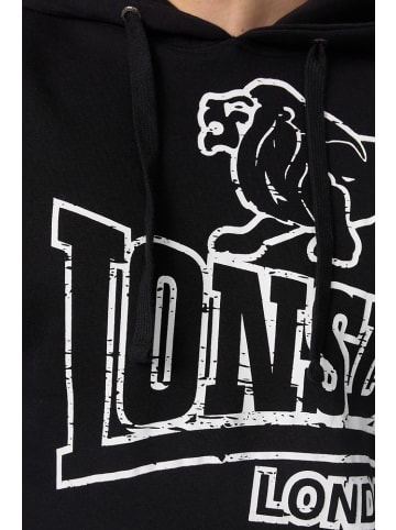 Lonsdale Hoodie "Tadley" in Schwarz