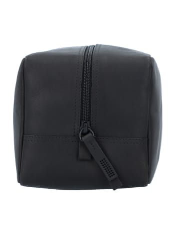 Jost Futura Kosmetiktasche 22 cm Leder in schwarz