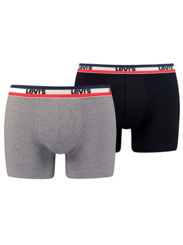 Levi´s Levi's Boxer 2 Pairs Briefs in Schwarz