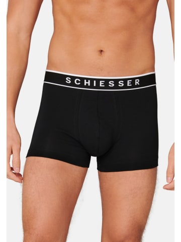 Schiesser Retro Short / Pant 95/5 Organic Cotton in Schwarz