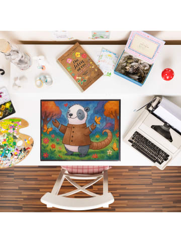 Mr. & Mrs. Panda schreibtischunterlage Skorpion Astrologie Desig... in Weiß