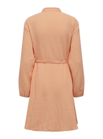 ONLY Kleid in Orange Chiffon