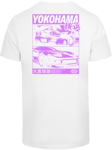 Mister Tee T-Shirt "Yokohama Race Tee" in Weiß