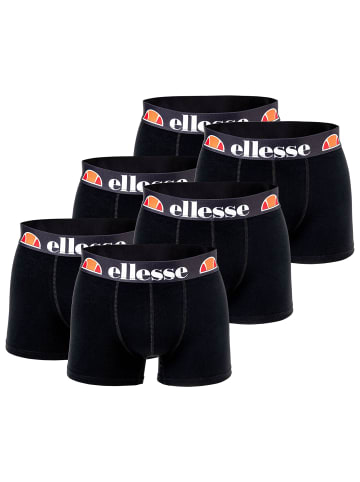 ellesse Boxershort 6er Pack in Schwarz