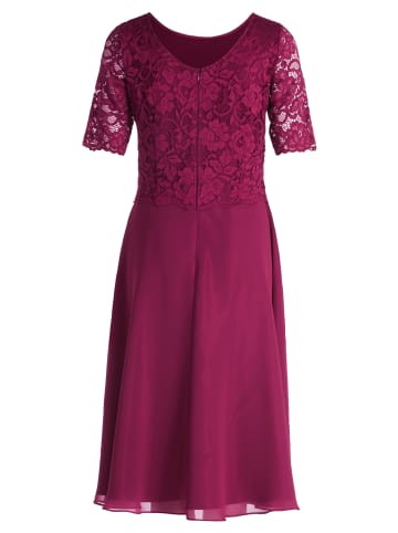 Vera Mont Cocktailkleid mit Spitze in Sweet Berry