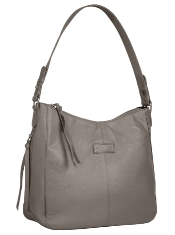 Bruno Banani Shopper echt Leder in grau