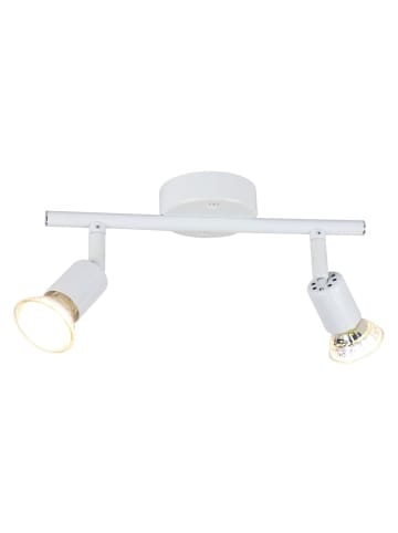 ZMH Deckenleuchte LED weiß GU10 - Deckenspots 2-flammige Wandleuchten