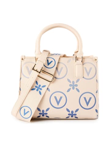 Valentino Samba Re Print Shopper Tasche 25 cm in ecru-bluette