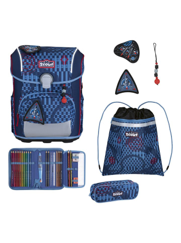 Scout Neo Exklusiv Safety Light Schulranzen-Set 5-teilig Space Explorer
