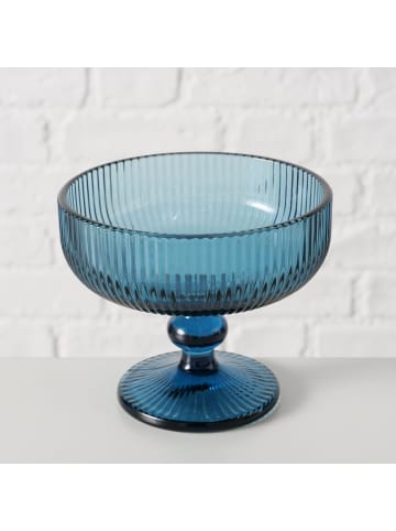 Boltze Schale Rigano aus Glas in blau