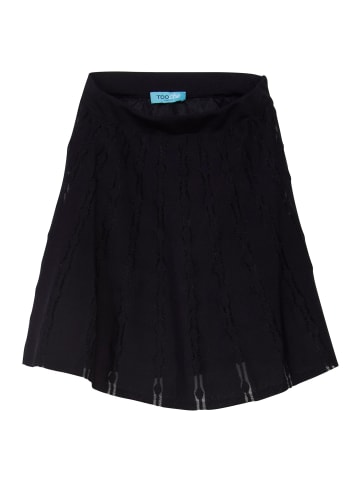 TOOCHE Rock "Deux Pièces Jupe" in Schwarz
