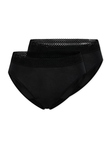 Schiesser Periodenslip Schiesser Care in Schwarz