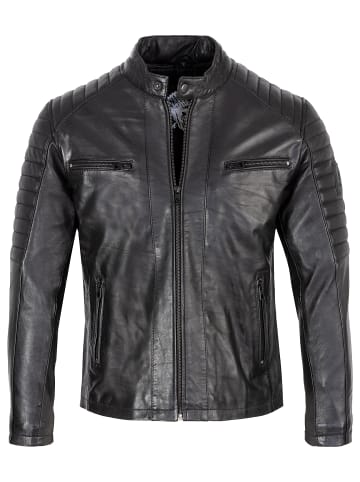 Rock Creek Lederjacke in Schwarz